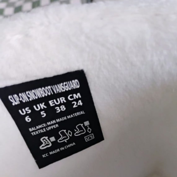 VANS NEW Slip-On VANSGUARD Snow Boots checkerboard - Picture 12 of 12